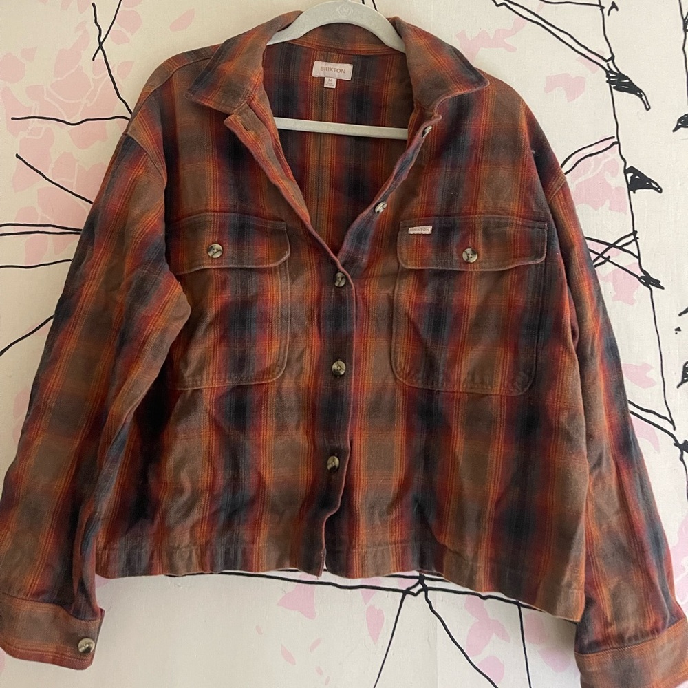 PLAID THICK FLANNEL. SZ MEDIUM